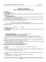 Chuyên đề lý thuyết vật lý 12 luyện thi THPT quốc gia
