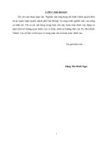 Nghiên cứu ứng dụng mô hình chính quyền điện tử tại quận ngô quyền thành phố hải phòng 