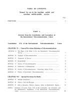 Manual for use by the 