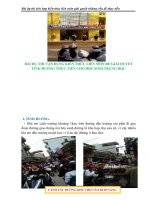 Bài dự thi tích hợp kiến thức liên môn giải quyết những vẫn đề thực tiễn chủ đề hãy chung tay xây dựng giao thông xã nhà 