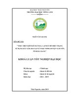 Thực hiện kiểm kê đất đai, lập bản đồ hiện trạng sử dụng đất năm 2014 tại xã Ngọc Minh  huyện Vị Xuyên  tỉnh Hà Giang (Khóa luận tốt nghiệp)