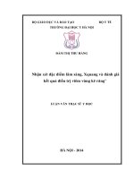 Nhận xét đặc điểm lâm sàng, xoang và đánh giá kết quả điều trị viêm vùng kẽ răng 