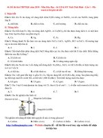 De thi thu THPTQG so GD  DT tinh thai binh  lan 1  file word co loi giai chi tiet 