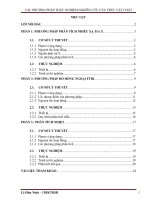 Phương pháp nghiên cứu cấu trúc vật chất:  Phân tích nhiễu xạ tia X  Đo hồng ngoại FTIR.  Phân tích nhiệt.