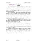 HOÀN THIỆN CHIẾN LƯỢC MARKETINH CHO SẢN PHẨM TRÀ XANH O ĐỘ TẠI CÔNG TY TNHH TM-DV TÂN HIỆP PHÁT