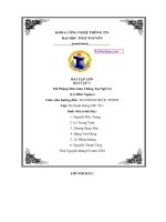 BÀI TẬP LỚN MÔ PHỎNG ĐÈN GIAO THÔNG TẠI NGÃ TƯ (CÓ ĐẾM NGƯỢC)