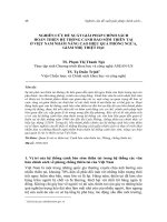 NGHIÊN CỨU ĐỀ XUẤT GIẢI PHÁP CHÍNH SÁCH HOÀN THIỆN HỆ THỐNG CẢNH BÁO SỚM THIÊN TAI Ở VIỆT NAM NHẰM NÂNG CAO HIỆU QUẢ PHÒNG NGỪA, GIẢM NHẸ THIỆT HẠI