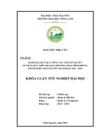 Đánh giá kết quả công tác công tác chuyển quyền sử dụng đất trên địa bàn phường Phan Đình Phùng  thành phố Thái Nguyên, giai đoạn 20112014 (Khóa luận tốt nghiệp)
