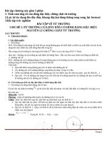 Phân loại các dạng bài tập về từ trường chương IV vật lý lớp 11