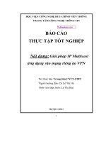 BÁO CÁO THỰC TẬP TÔT NGHIỆP GIẢI PHÁP IP MULTICAST ỨNG DỤNG VÀO MẠNG RIÊNG ẢO PVN
