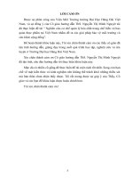 Nghiên cứu cơ chế quản lý hóa chất trong chế biến và bảo quản thực phẩm tại việt nam nhằm đề ra các giải pháp bảo vệ môi trường và sức khỏe cộng đồng 