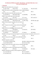 De thi thu THPTQG so GD DT bac ninh  lan 1  file word co loi giai chi tiet 