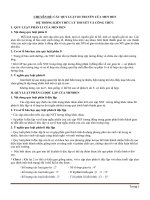 Chuyên đề các quy luật di truyền của men ðen sinh học 12 