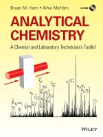 Analytical chemistry a chemist and laboratory technicians toolkit 2015
