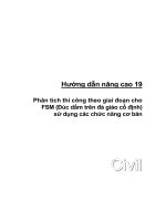 Phân tích dầm thi công đúc trên đà giáo cố định  Midas civil  Hiếm