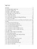 Tính toán, thiết kế máy nâng làm việc ở chế độ a4 và các cơ cấu làm việc ở chế độ m5 