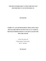 Nghiên cứu tạo chế phẩm kháng thể đa dòng nhận biết đặc hiệu kháng nguyên nang F1 của vi khuẩn dịch hạch Yersinia pestic và ứng dụng tạo que thử phát hiện nhanh (Luận văn thạc sĩ)