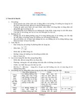 Bài tập trắc nghiệm chương từ trường vật lí lớp 11 có đáp án 