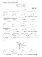 De thi thu toan THPT tran hung dao HCMLan 2 