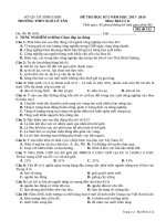 ĐỀ ĐỊA LÝ LỚP 11 HỌC KỲ 1 (20172018) 111