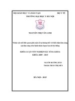 Khảo sát mối liên quan giữa một số tự kháng thể với biểu hiện lâm sàng, cận lâm sàng trên bệnh nhân lupus ban đỏ hệ thống 