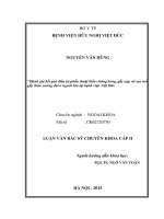 Đánh giá kết quả điều trị phẫu thuật biến chứng bong, gẫy nẹp vít sau mổ gẫy thân xương đùi ở người lớn tại BV việt đức