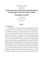 Các biện pháp quản lý nhằm tăng cường hoạt động tự học ngoại ngữ của sinh viên trường Cao đẳng Công nghiệp Nam Định