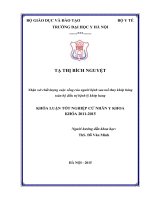 Nhận xét chất lượng cuộc sống của người bệnh sau mổ thay khớp háng toàn bộ điều trị bệnh lý khớp háng