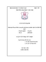 Đánh giá kết quả điều trị ung thư tinh hoàn tại Bệnh viện k từ 2005 đến 2013