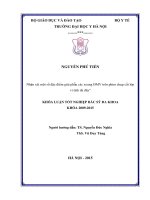 Nhận xét một số đặc điểm giải phẫu các xoang động mạch vành trên phim chụp cắt lớp vi tính 64 dãy 