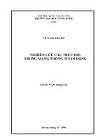 Nghiên cứu cấu trúc IMS trong mạng thông tin di động