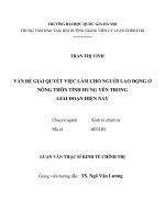 Vấn đề giải quyết việc làm cho người lao động ở nông thôn tỉnh Hưng Yên trong giai đoạn hiện nay - Copy