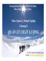Chuong 8  quan ly chat luong
