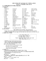 Đề cương tiếng anh 7 học kì 2