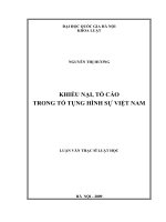 Khiếu nại, tố cáo trong tố tụng hình sự Việt Nam