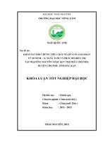 Khảo sát hội chứng tiêu chảy ở lợn con giai đoạn từ sơ sinh – 21 ngày tuổi và phác đồ điều trị tại trại ông Nguyễn Ngọc Quy thị trấn Chợ Mới, huyện Chợ Mới, tỉnh Bắc Kạn (Khóa luận tốt nghiệp)