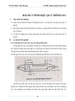 BÁO CÁO THỰC HÀNH SẤY ĐỐI LƯU