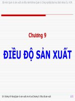 Chương 9   điều độ sản xuất