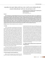 NGHIÊN CỨU QUÁ TRÌNH HẤP PHỤ CÁC CHẤT HOẠT ĐỘNG BỀ MẶT