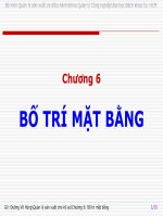 Chương 6   bố trí mặt bằng