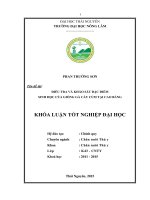 Điều tra và khảo sát đặc điểm sinh học của giống gà Cáy Củm tại Cao Bằng (Khóa luận tốt nghiệp)