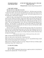 Đề khảo sát chất lượng môn Văn 12