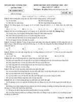 ĐỀ THI lớp 12 HK2 môn vật lý   đề  (4) 