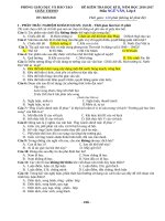 De ngu van lop 8 HK II NH 2016 2017 de 1