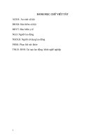 Thực trạng quản lý hồ sơ hưởng BHXH tại tỉnh nghệ an giai đoạn  2013 2015