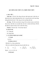 Giáo án Đại số 8 chương 2 bài 4: Quy đồng mẫu thức nhiều phân thức