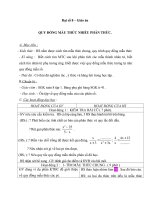 Giáo án Đại số 8 chương 2 bài 4: Quy đồng mẫu thức nhiều phân thức