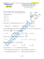 Đề thi thử THPT 2018 môn Toán Đề megabook 2018 Đề 10   File word Có đáp án Có lời giải chi tiết