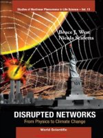 Disrupted networks from physics to climate change 
