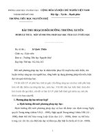 bài thu hoạch bồi dưỡng thường xuyên cấp tiểu học module 15 